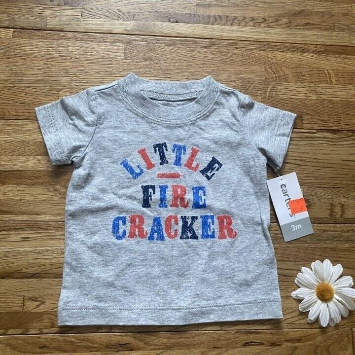 Nwt Carter's Fourth Of July Graphic Tee Size 3mo